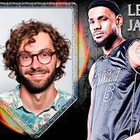 Lebron James card Free photo montage